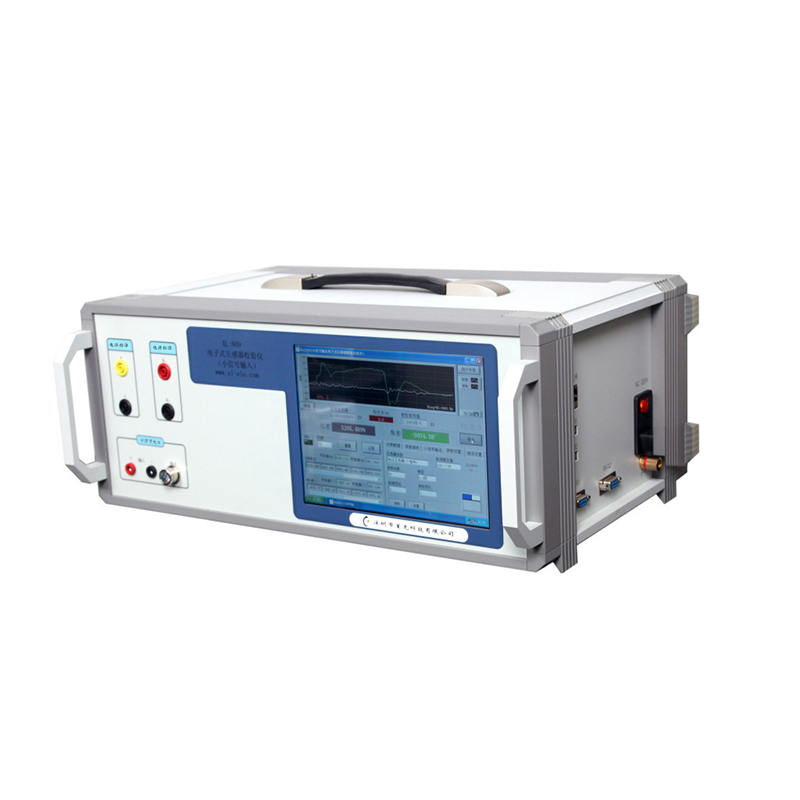 What safety features does the Electronic Transformer Calibrator have?